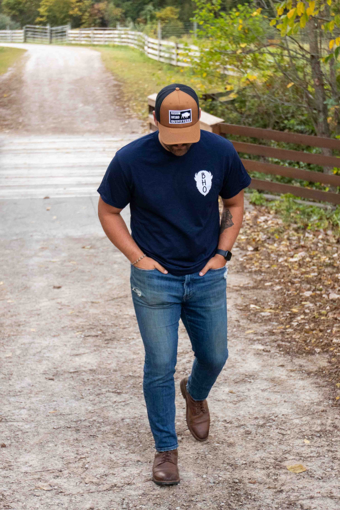 BHO Head Tee (Midnight Blue)