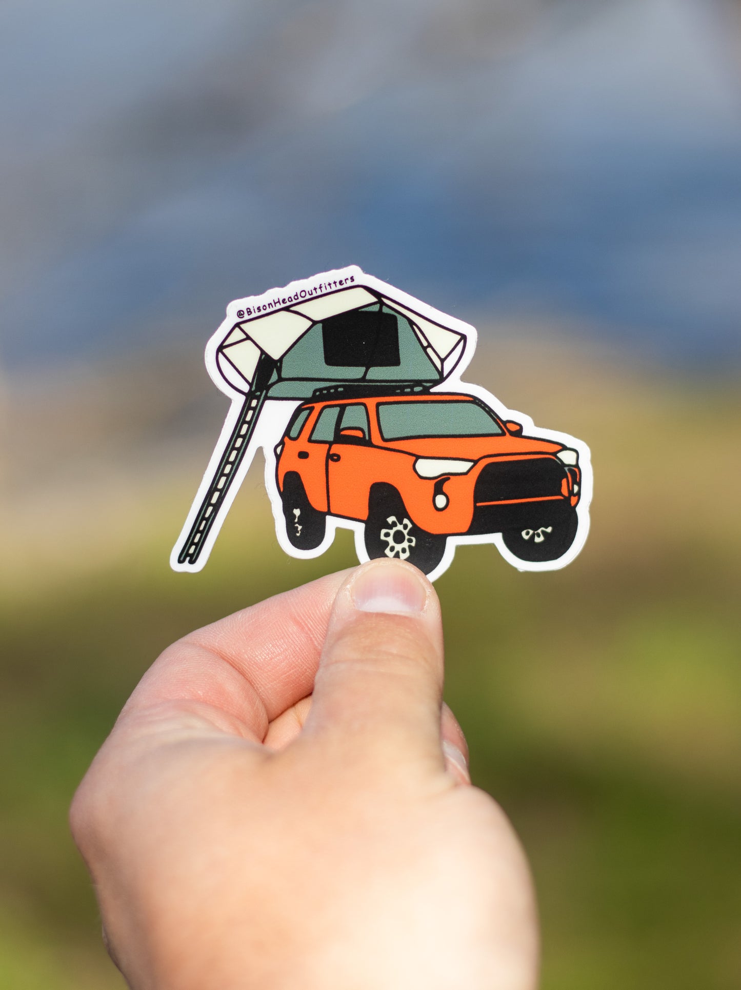 Traveling Tent Sticker